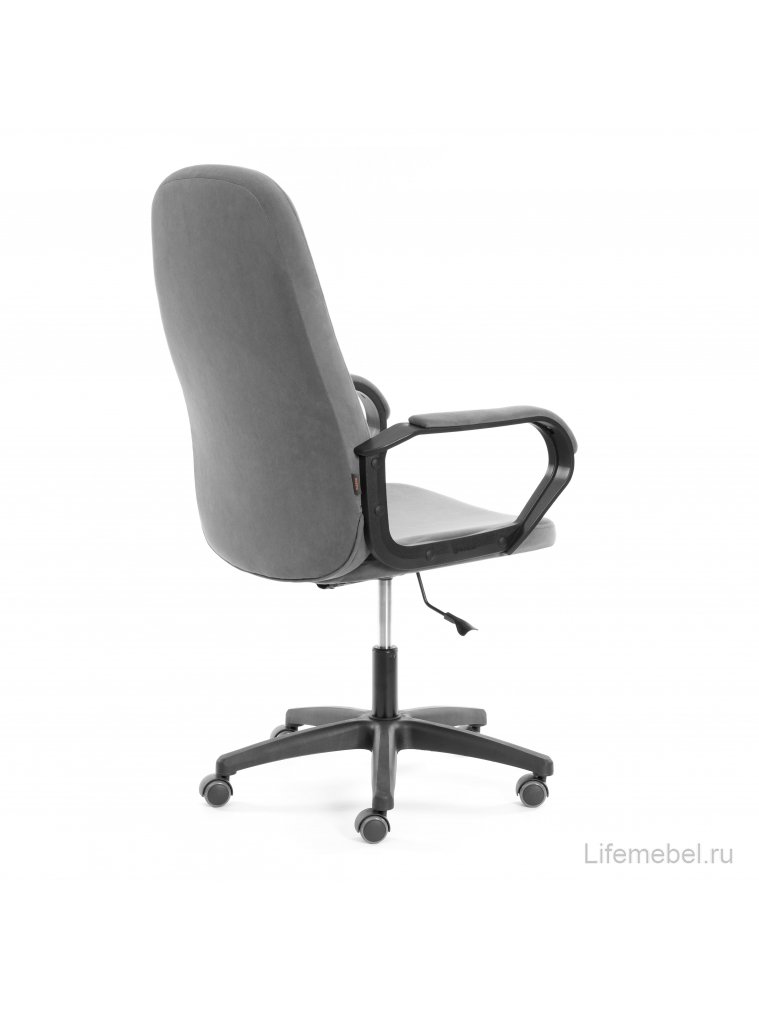 Компьютерное кресло Leader серый велюр
