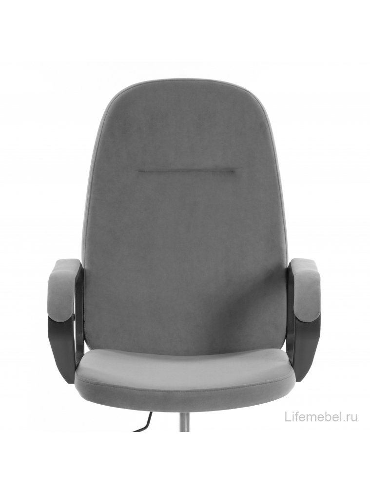 Компьютерное кресло Leader серый велюр