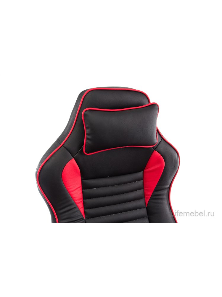 Компьютерное кресло Leon красное / черное