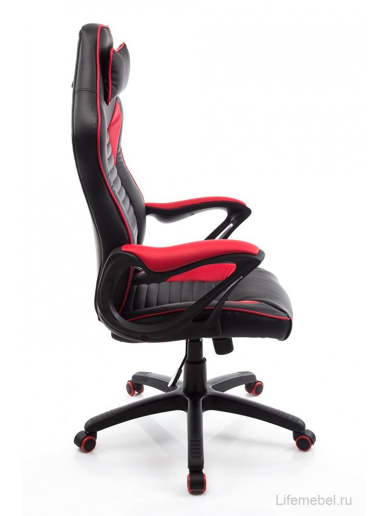 Компьютерное кресло Leon красное / черное