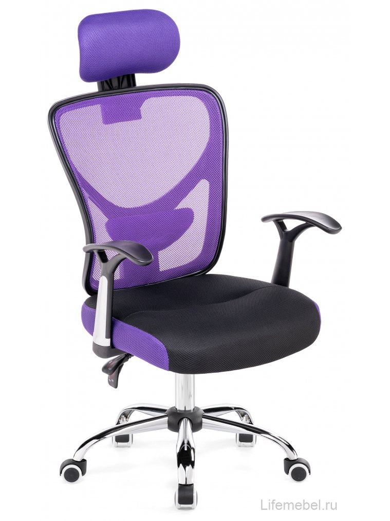 Компьютерное кресло Lody 1 фиолетовое / черное