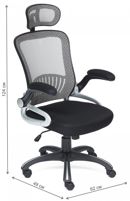 Компьютерное кресло Mesh-2 черный / серый