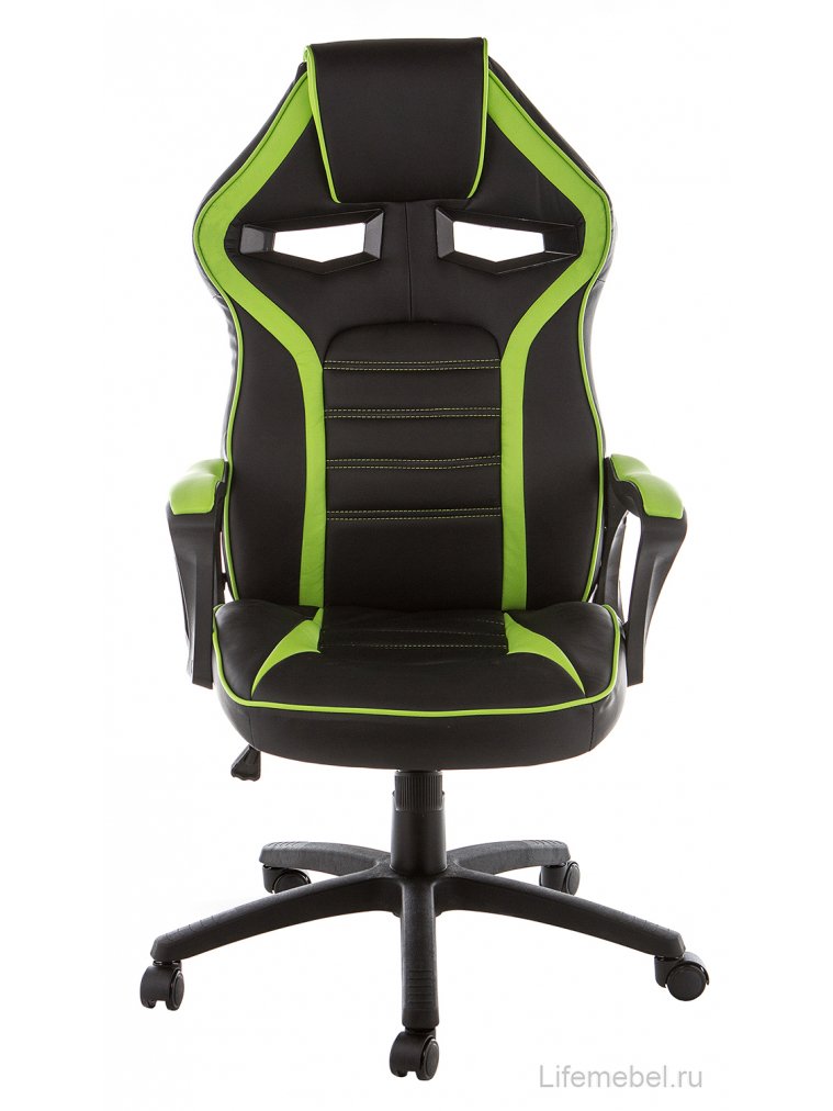 Компьютерное кресло Monza черное / зеленое