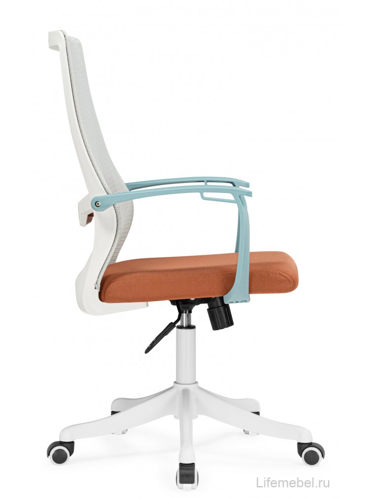 Компьютерное кресло More gray / blue / white без подголовника