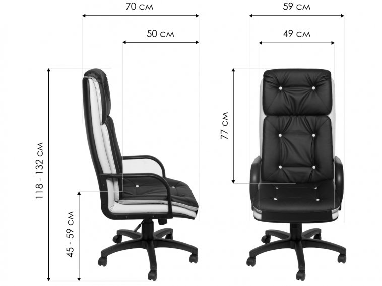 Компьютерное кресло Надир 1 черное