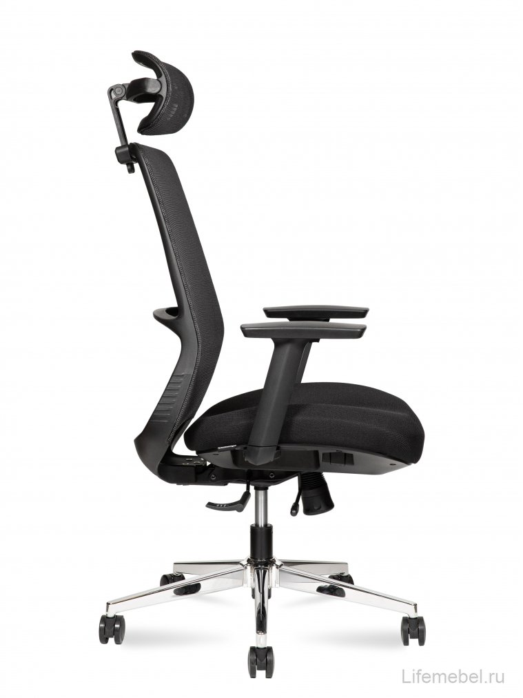 Компьютерное кресло Некст черный / хром