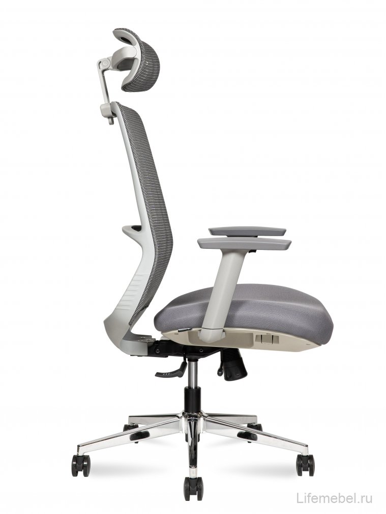 Компьютерное кресло Некст серый / хром