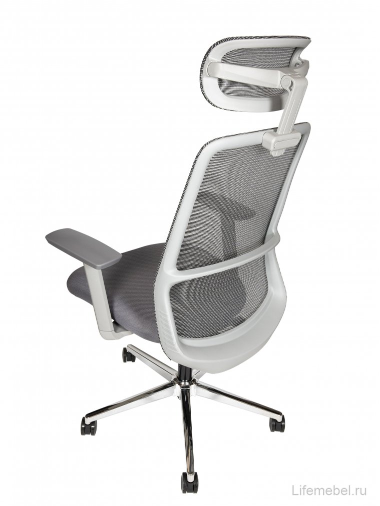Компьютерное кресло Некст серый / хром