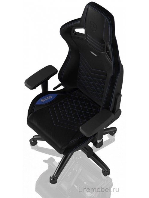 Компьютерное кресло Noblechairs Epic NBL-PU-BLU-002 pu leather black / blue