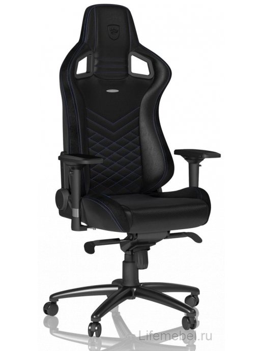 Компьютерное кресло Noblechairs Epic NBL-PU-BLU-002 pu leather black / blue