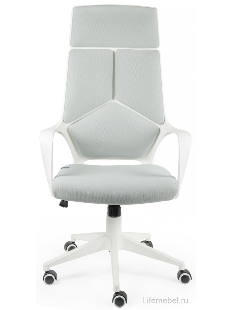 Компьютерное кресло IQ CX0898H-0-53 white / grey белый пластик / серая ткань