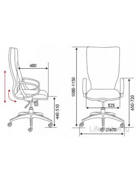 Компьютерное кресло IQ CX0898H-1-53 black / grey черный пластик / серая ткань