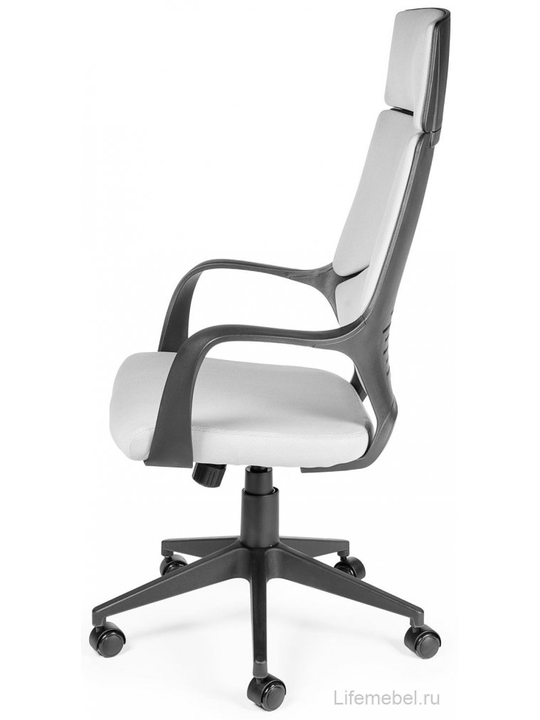 Компьютерное кресло IQ CX0898H-1-53 black / grey черный пластик / серая ткань