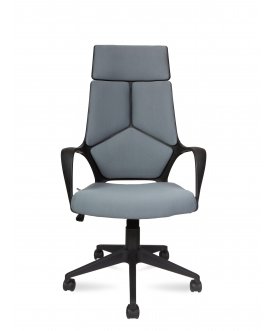 Компьютерное кресло IQ CX0898H черный пластик / темно - серая ткань