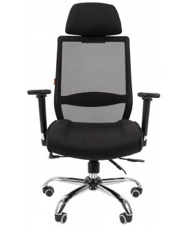 Кресло офисное Chairman 555 LUX TW черное