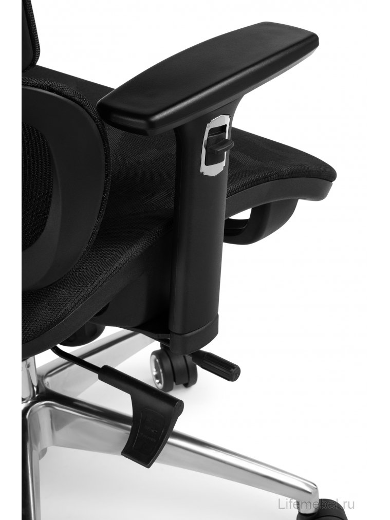 Компьютерное кресло Olimpus без подголовника black / chrome