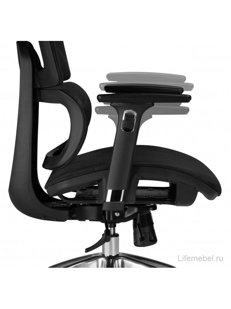 Компьютерное кресло Olimpus без подголовника black / chrome