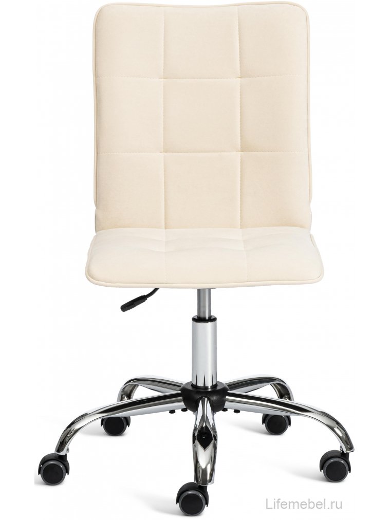 Компьютерное кресло One флок молочный 4