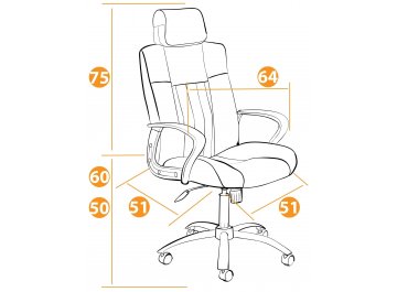 Компьютерное кресло Oxford