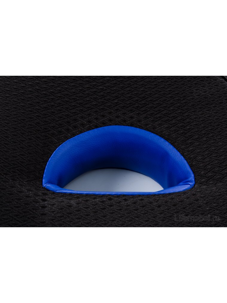 Компьютерное кресло «Пилот» (Pilot) черный / синий