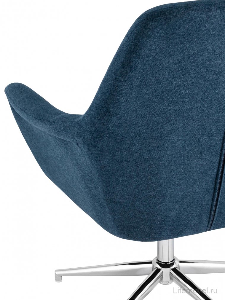 Компьютерное кресло Полино синее регулируемое