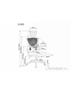 Компьютерное кресло Q_060 черный