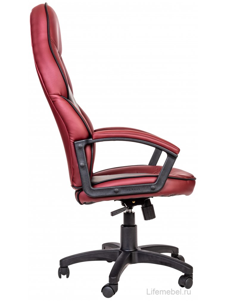 Компьютерное кресло Racer бордово-черное