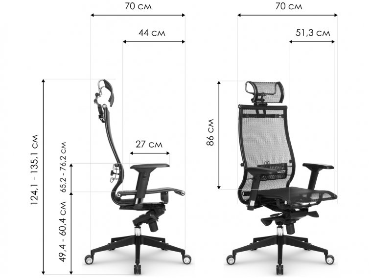 Компьютерное кресло Samurai Black Edition черный