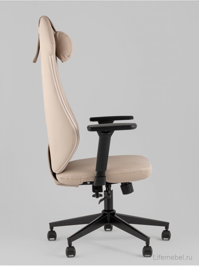 Компьютерное кресло руководителя Глориан бежевый
