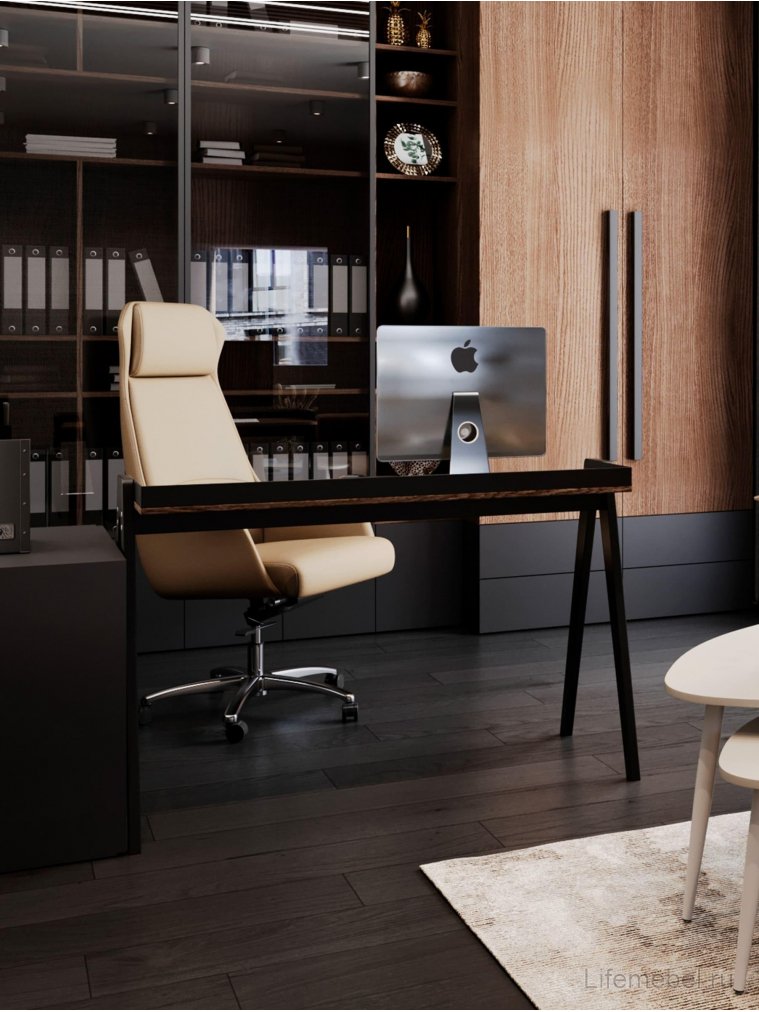 Компьютерное кресло руководителя Камелот бежевое