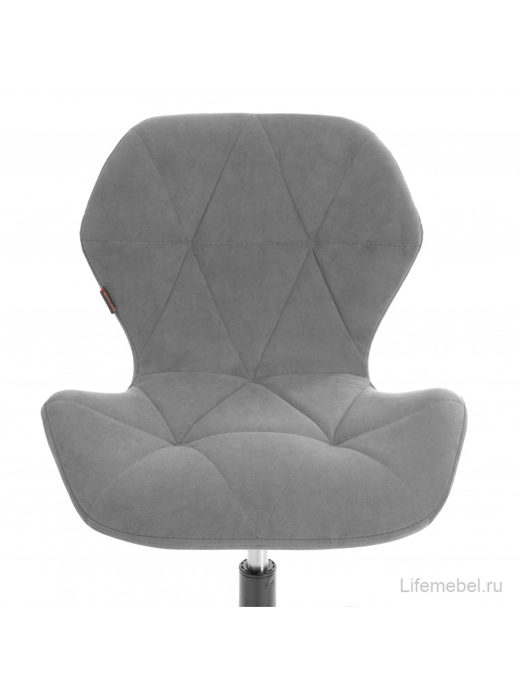 Компьютерное кресло Selfi metalBL серый велюр