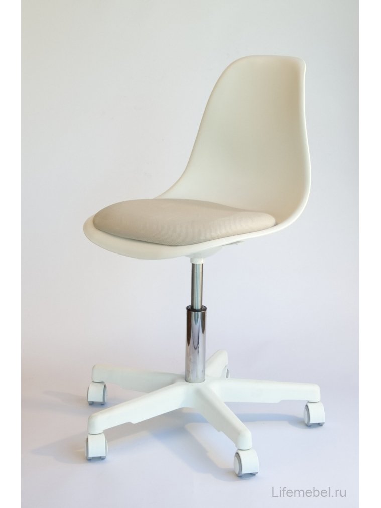 Компьютерное кресло Смузи белый / белый / бежевый