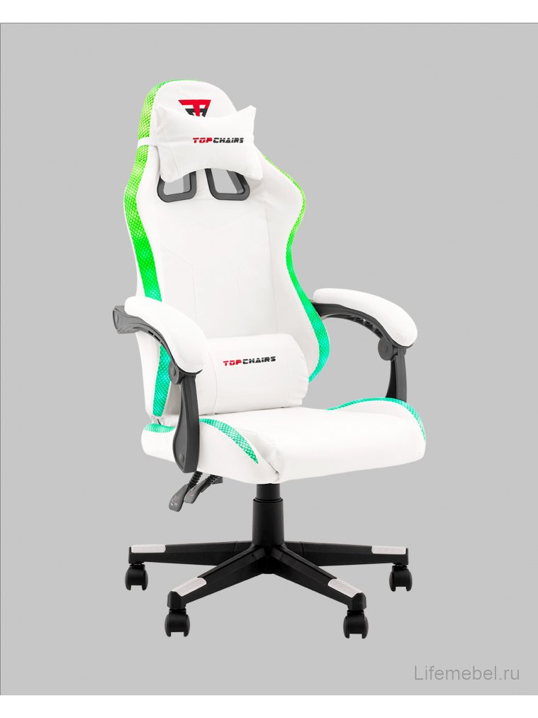 Компьютерное кресло спортивное Druid белый