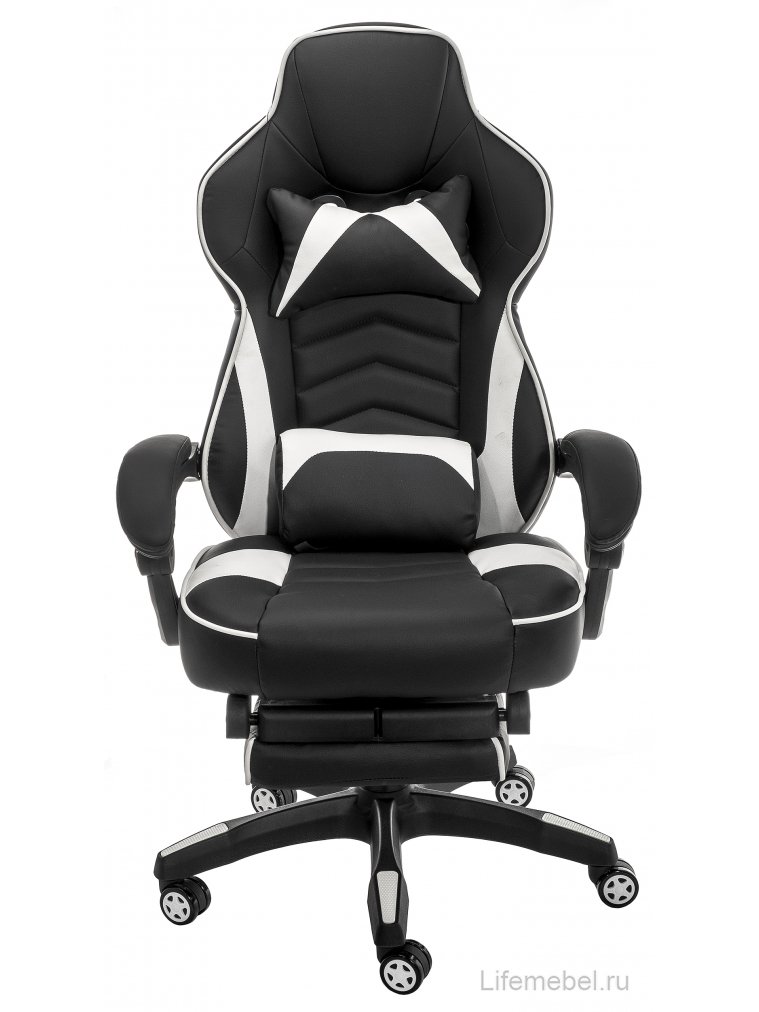 Компьютерное кресло Stimul черное / белое