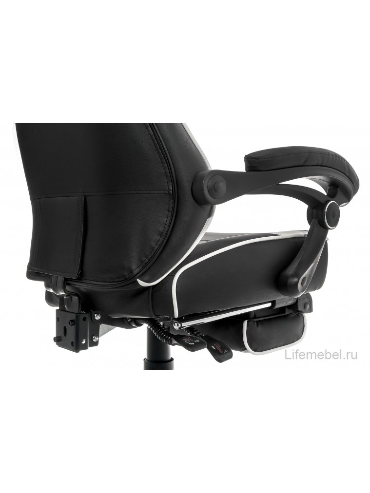 Компьютерное кресло Stimul черное / белое