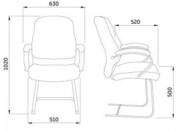 Компьютерное кресло King