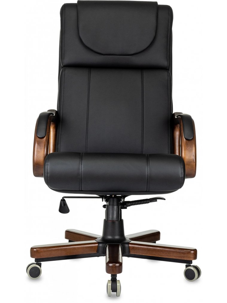 Компьютерное кресло T-9933Walnut экокожа черный
