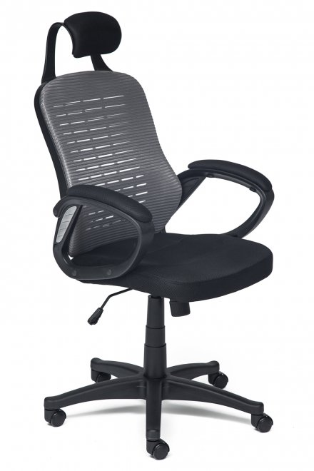 Компьютерное кресло Tasky черное / серое ткань