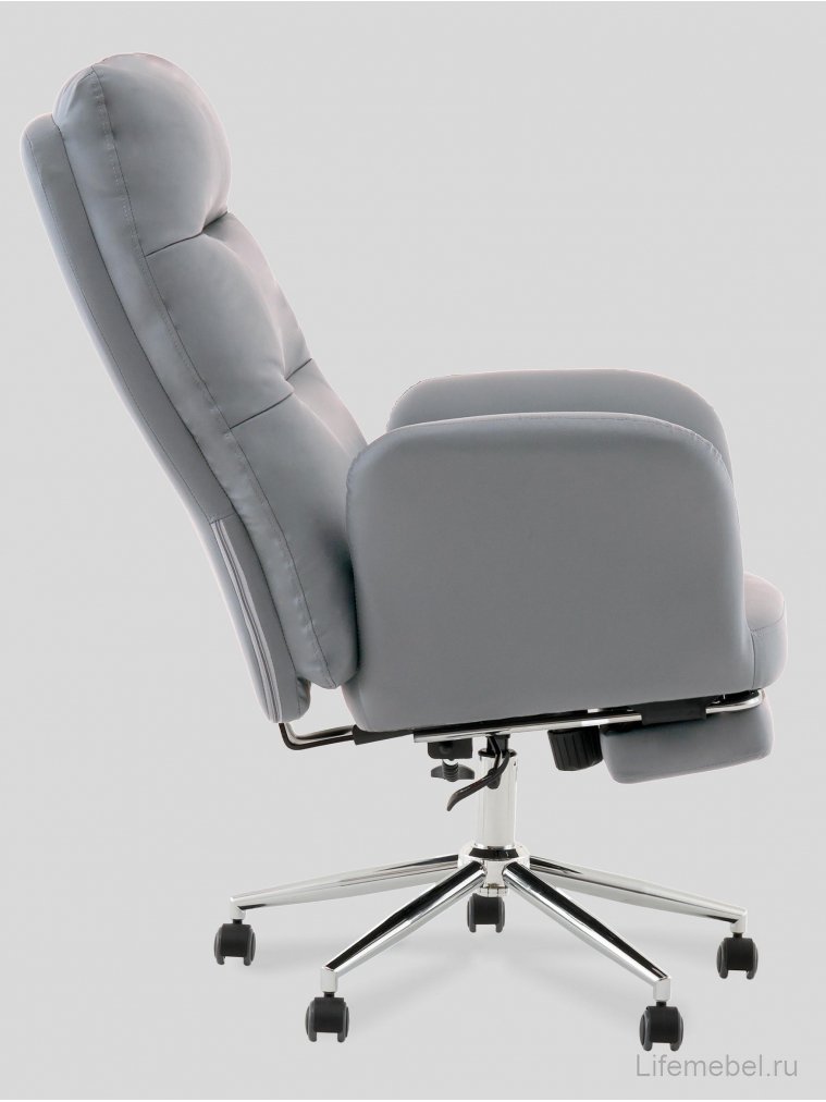 Компьютерное кресло Стабро экокожа /  серый
