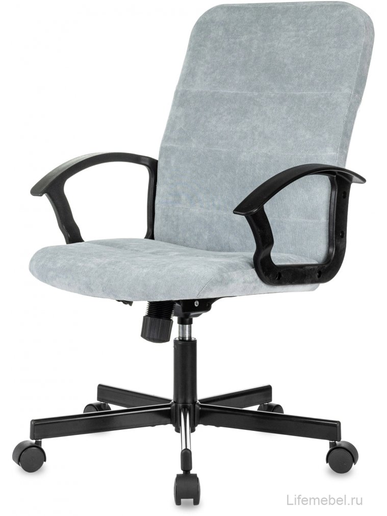 Компьютерное кресло Triest ткань серо-голубой