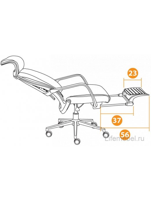Компьютерное кресло Wing черное