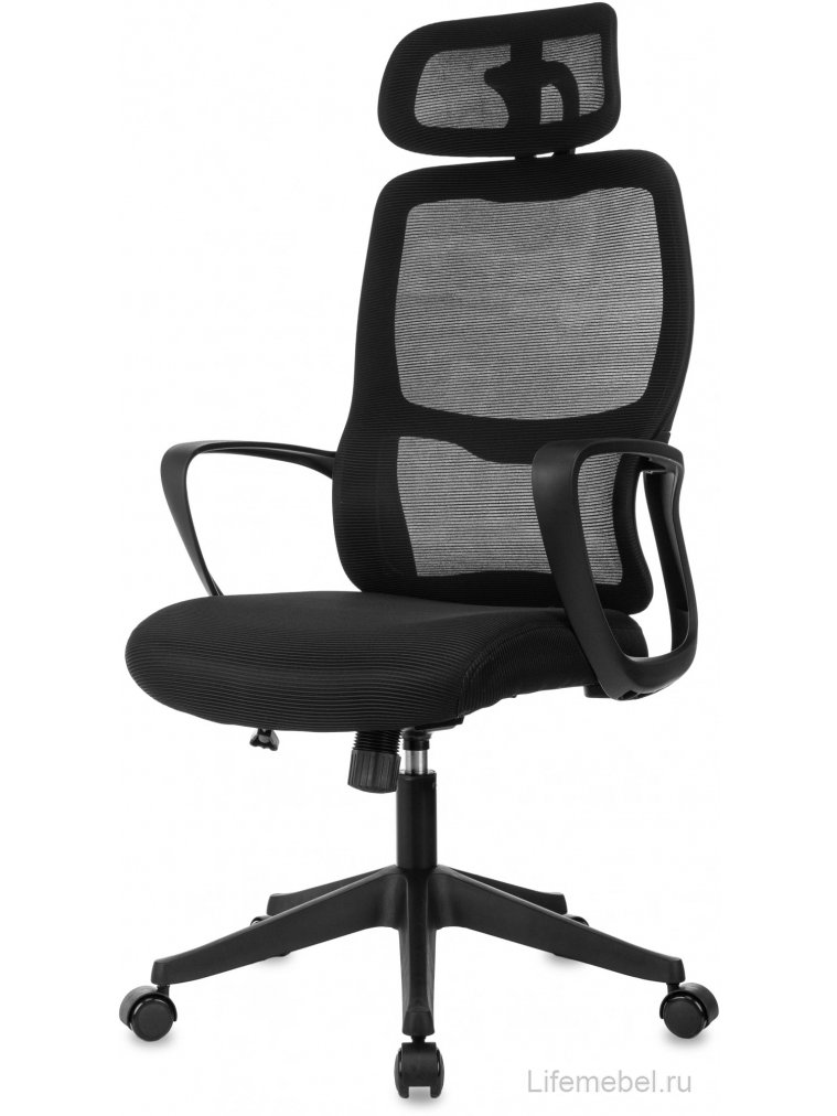 Компьютерное кресло Wise сетка / ткань черный