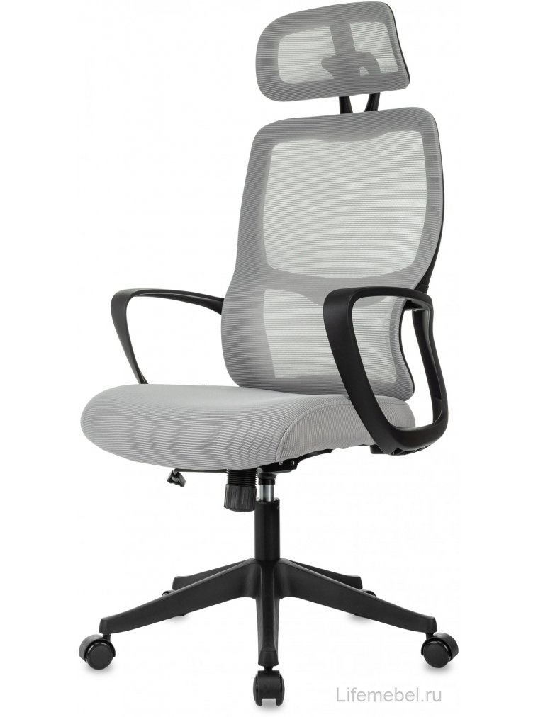 Компьютерное кресло Wise сетка / ткань серый