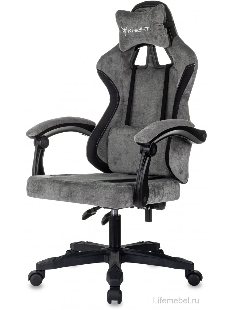 Компьютерное кресло Wolf ткань серый / черный