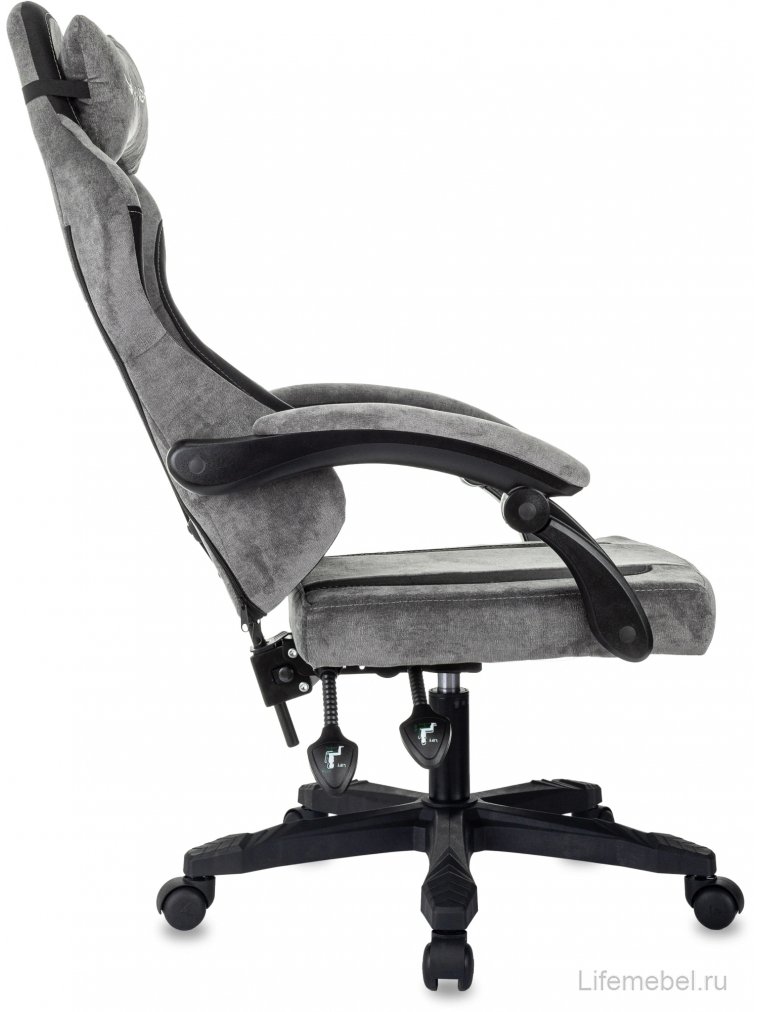 Компьютерное кресло Wolf ткань серый / черный