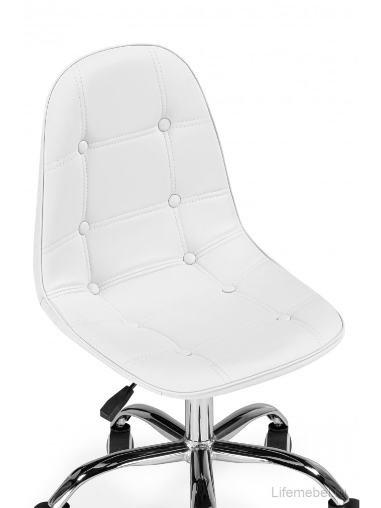 Компьютерное кресло Зельда белый / хром