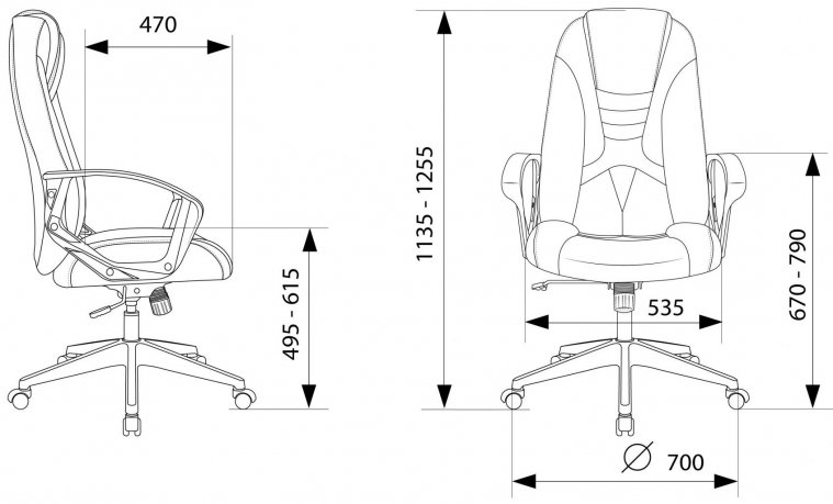 Компьютерное кресло Zombie 200 черное