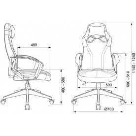 Компьютерное кресло Zombie 50