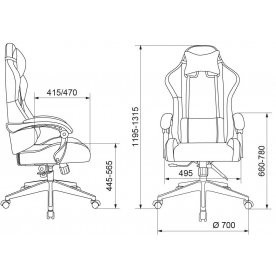 Компьютерное кресло Zombie Predator