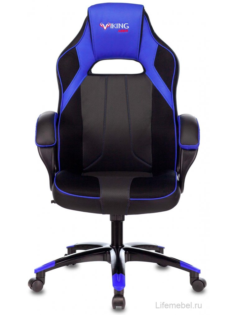 Компьютерное кресло Zombie Viking 2 Aero черное / синее